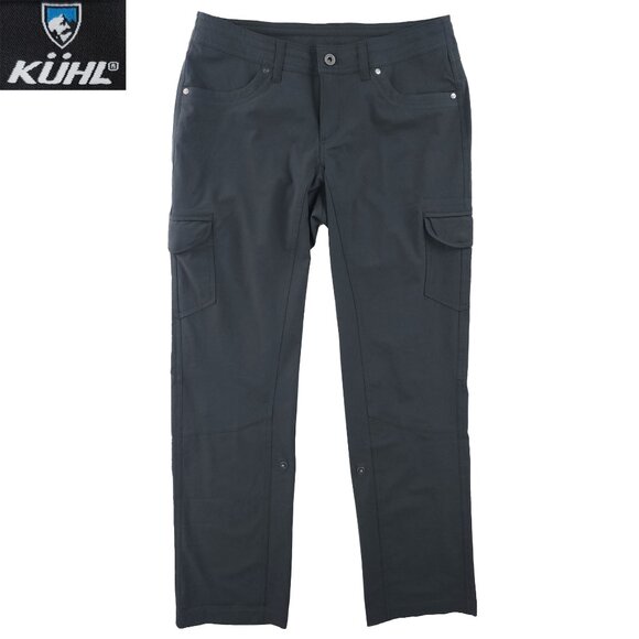 Kuhl Freeflex Roll Up Pant Cargo Hiking Stretch Wicking Women 6 Short Real 30x31 - Picture 1 of 12